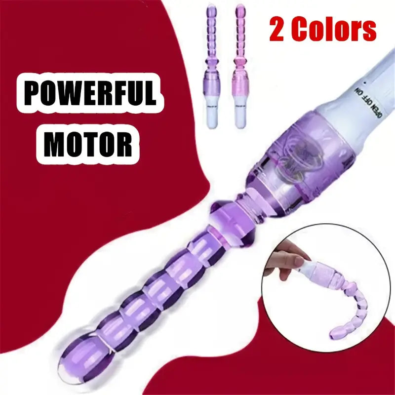 Vibrating G-spot Stimulator Male Prostate Massager Flexible Anal Dildo