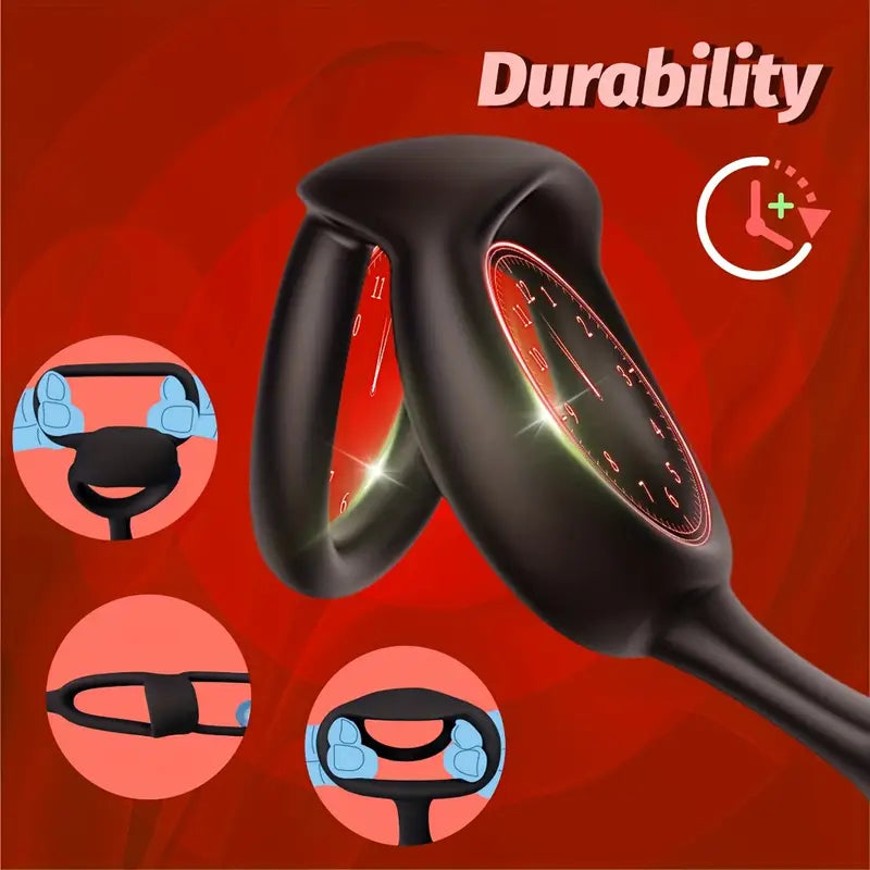 3 Insertion Dilation 9 Vibration Modes Vibrating Anal Plug Vibrator