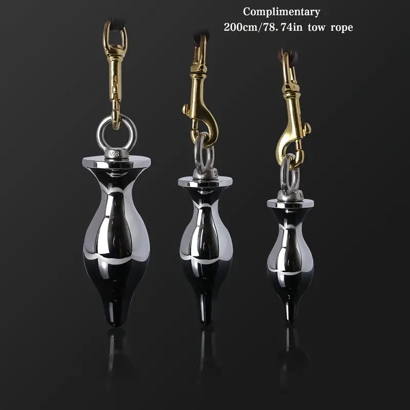 SM Alternative Traction Metal Anal Plug Dilator Ring For G-spot Stimulating