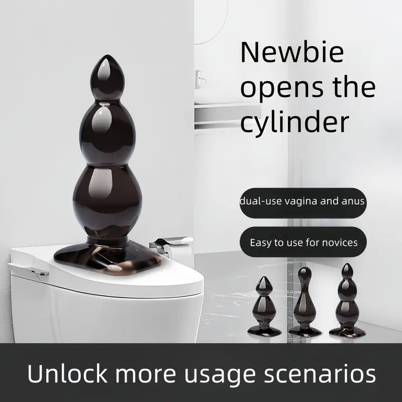 Cylinder SM Anal Plug Hand Washable Anal Beads Accessories