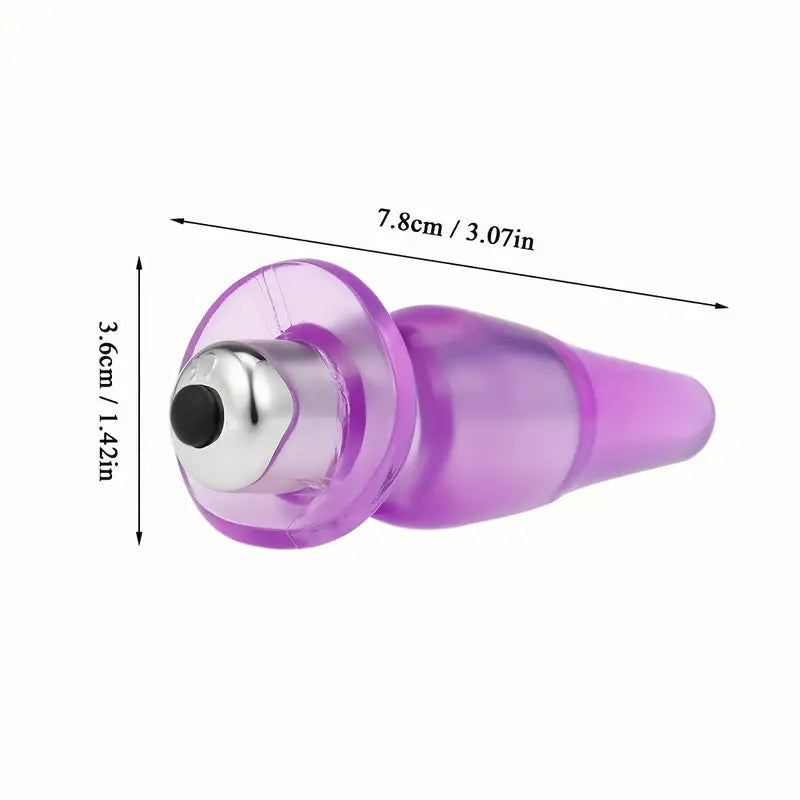 Silicone Anal Vibrator G-Spot Vaginal Vibrator Butt Plug Prostate Massage