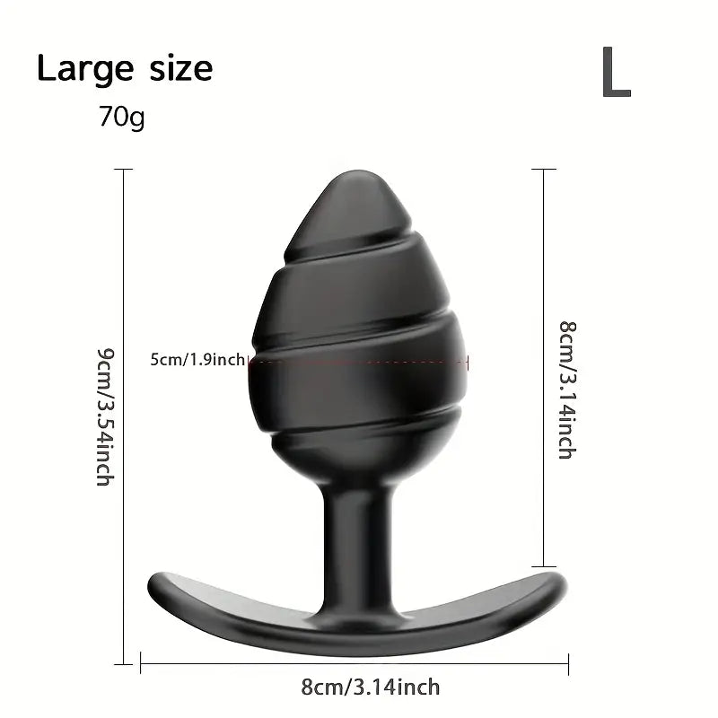Silicone Anal Bead Plug Flared Base Prostate Toy For Men Couples Adults