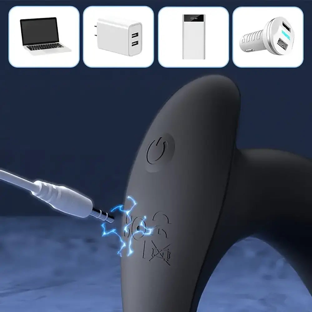 Prostate Vibrating Massager 3 in 1 Remote Anal Vibrator Sex Toy