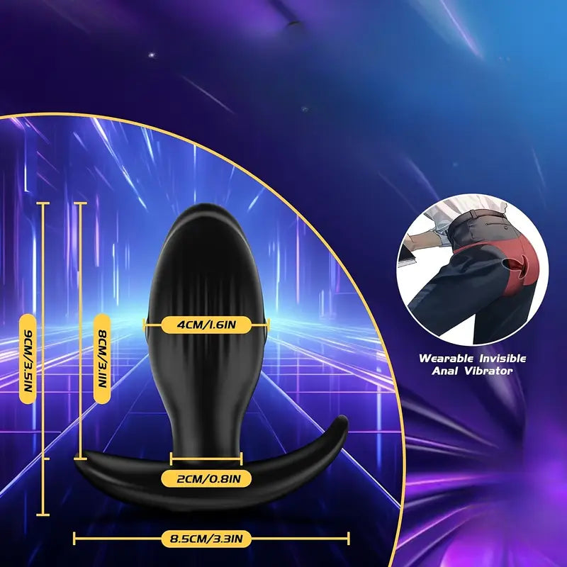 Posterior Vibrating Remote Control Anal Plug For Adult G-spot Sex Toy