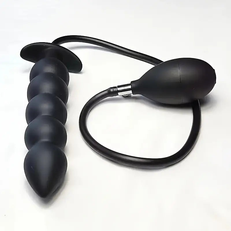 Unisex Inflatable Smooth Anal Plug Toy Masturbator Anus Dilator Massager