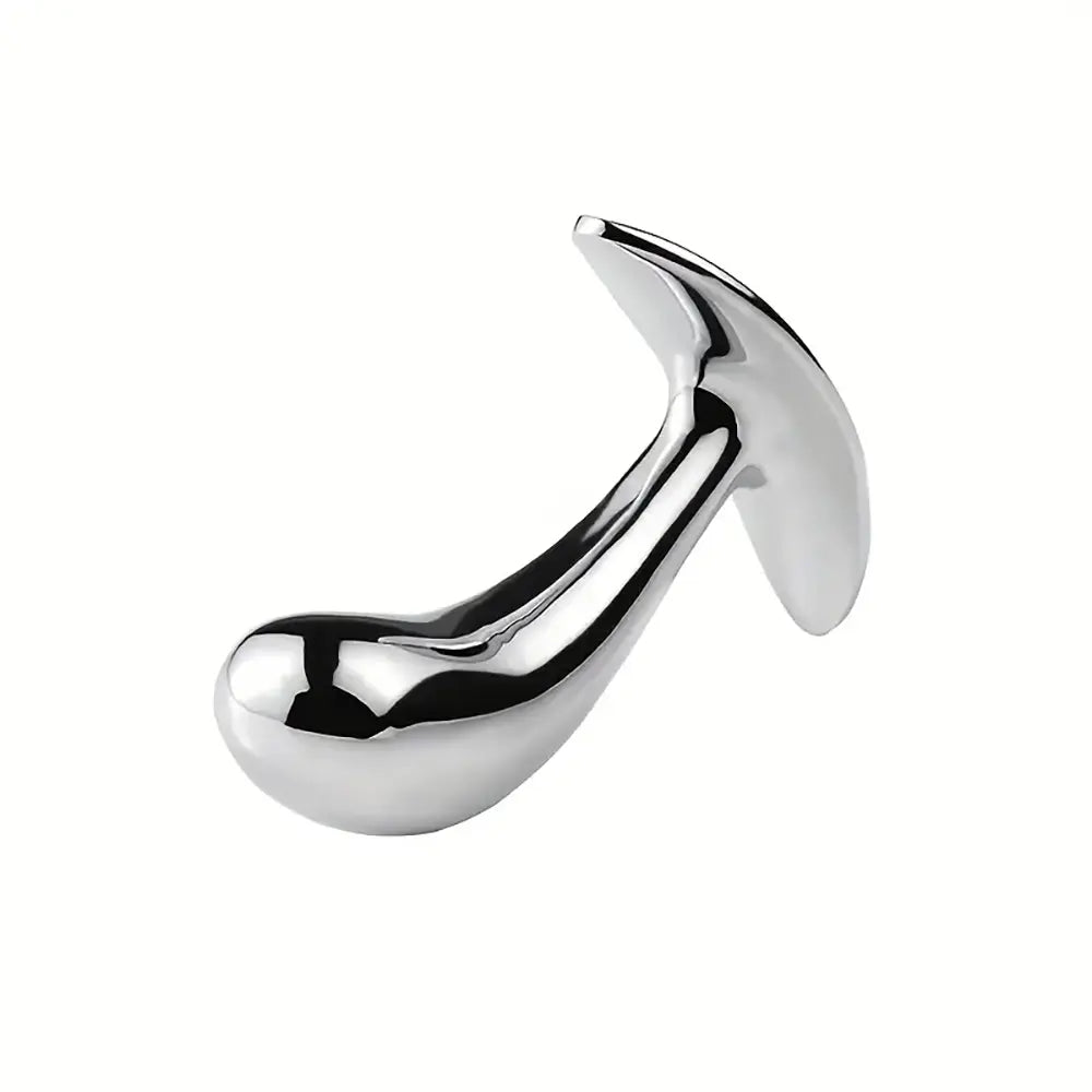 Golden Thumb Metal Male Anal Plugs With Gemstone Base Design