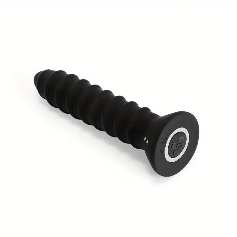 Silicone Anal Dildo 10 Vibrating Nail Shape Butt Plug With Screw Thread
