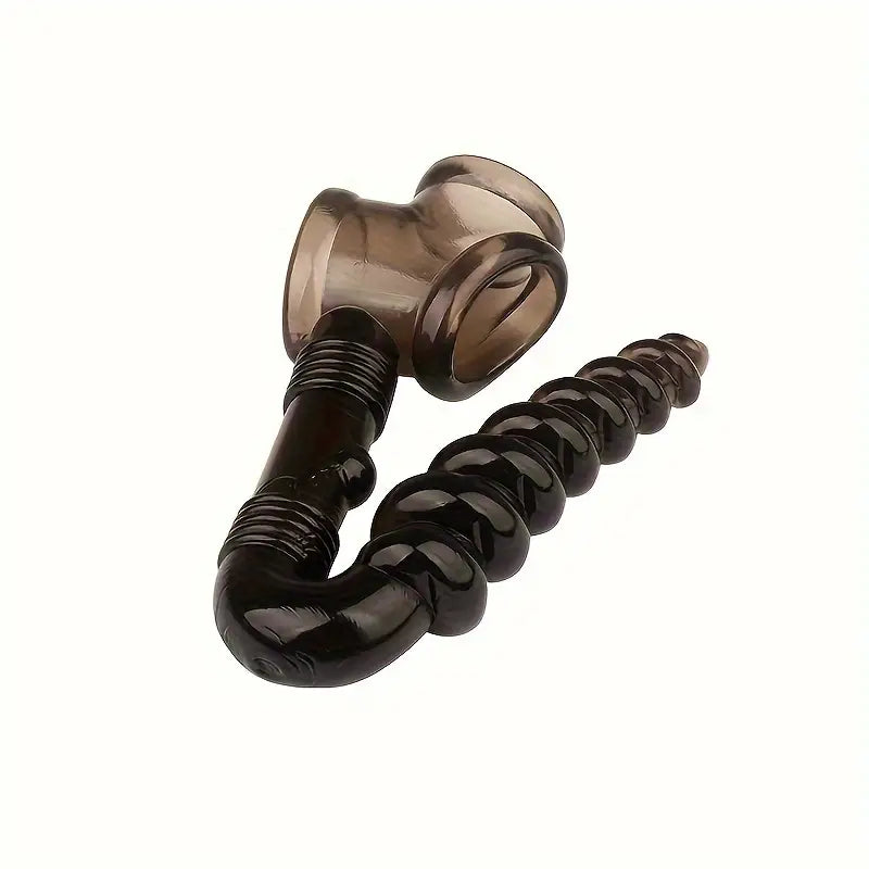 Spiral Drill Anal Pulling Beads Plug Male Sex Toy For Flirting Use