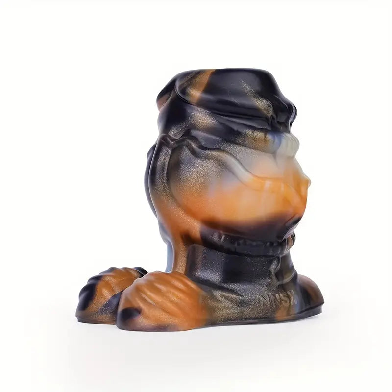 Soft Silicone Colorful Special-Shaped Hollow Peek Anal Plug For Games