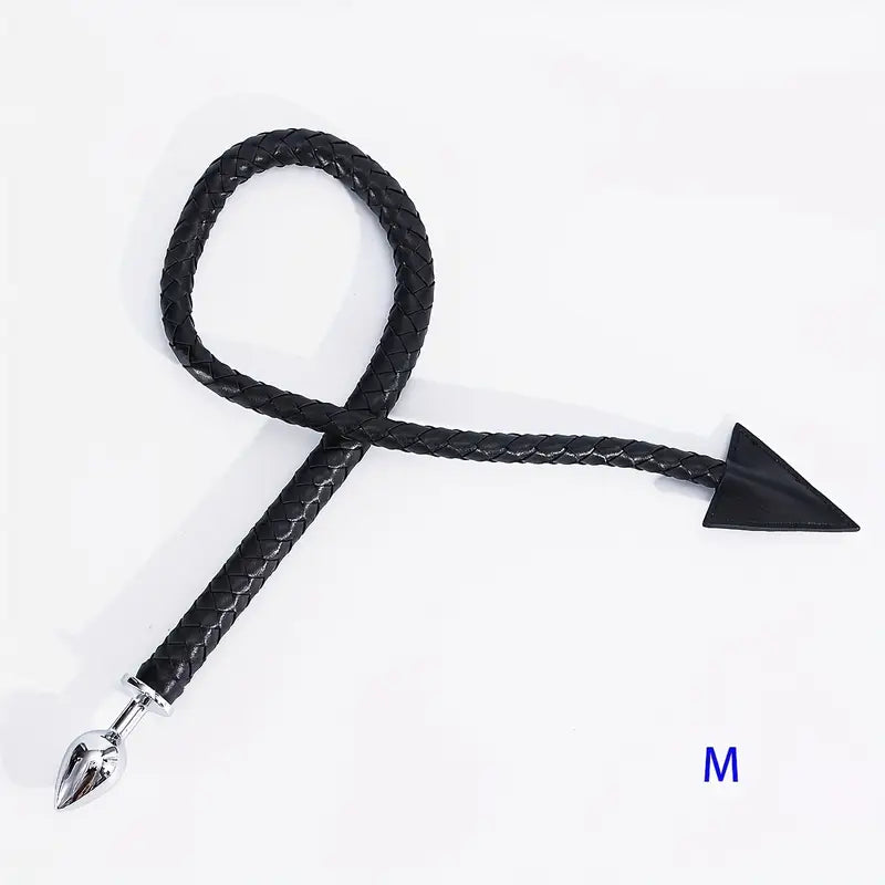 BDSM Whip Compilation Tail With Anal Plug Set Adult Sex Game Whip