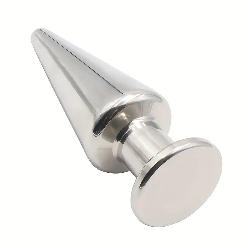 Solid Stainless Steel Unisex Butt Plug Metal Anus Suppository BDSM Fetish