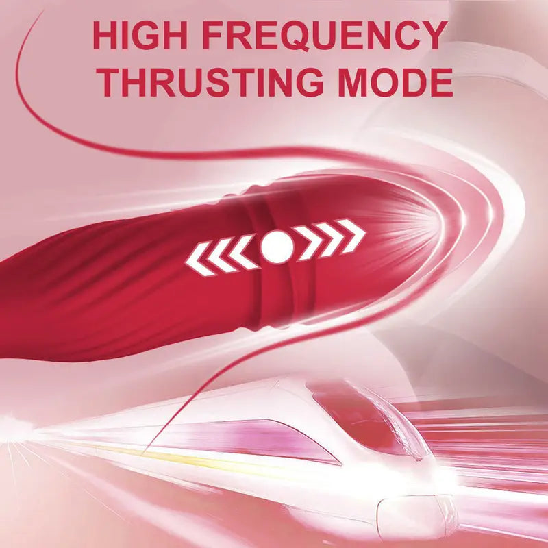 Thrusting Rabbit G Spot Clitoral Realistic Silicone Butt Plug Vibrator