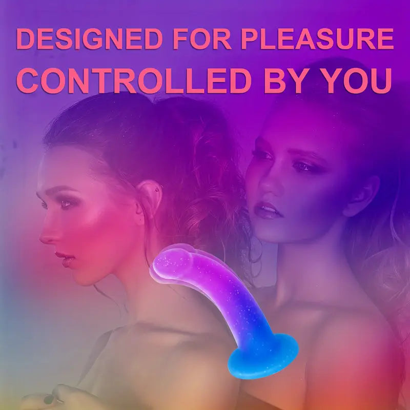 5.5" Soft Silicone Dildo Flexible Anal Plug With Suction Cup For Hands-Free