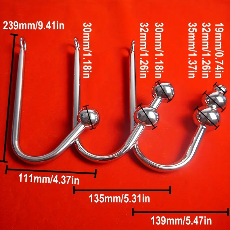 Leather Bondage Kit With Adjustable Collar Removable Handcuffs Anal Hook