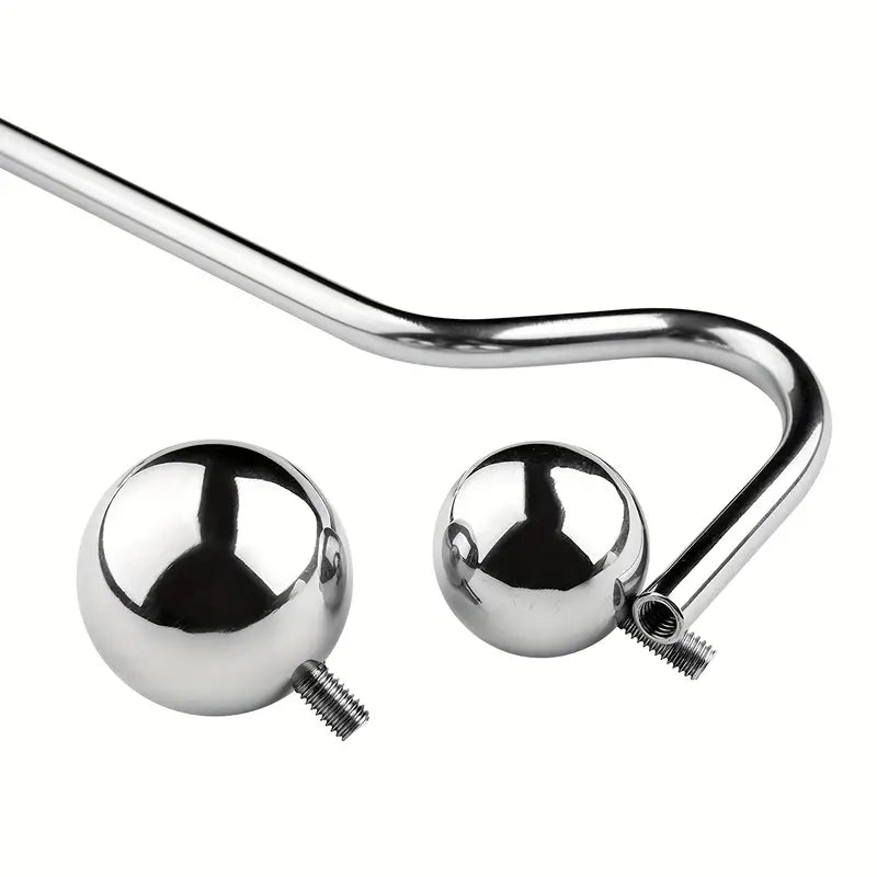Stainless Steel Anal Hook 2 Interchangeable Ball Joint Hook For Couple
