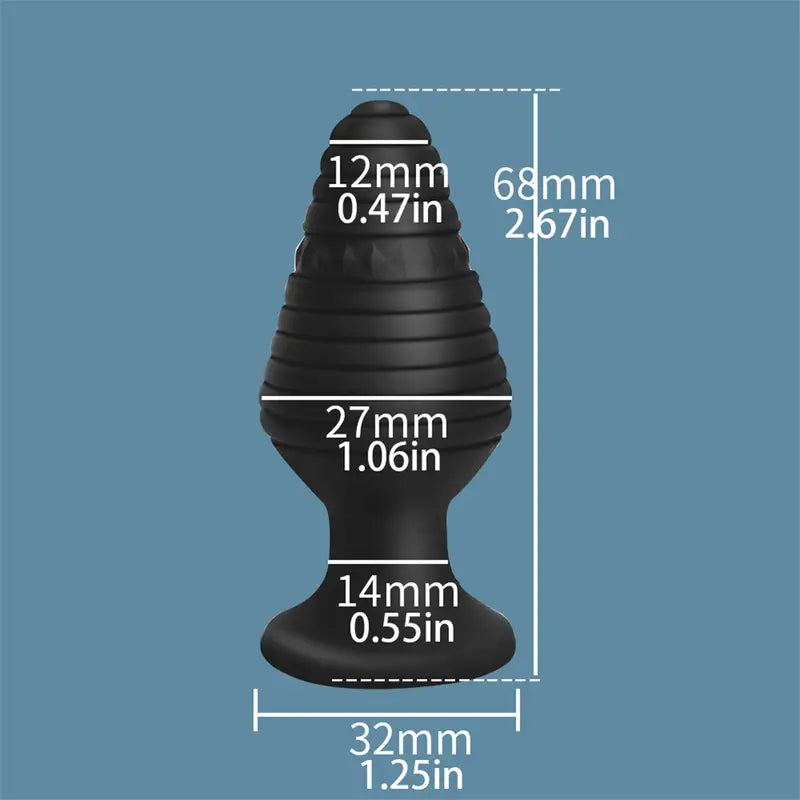 Erotic Masturbation Rear Anal Plug Black Female Anal Sex Toy