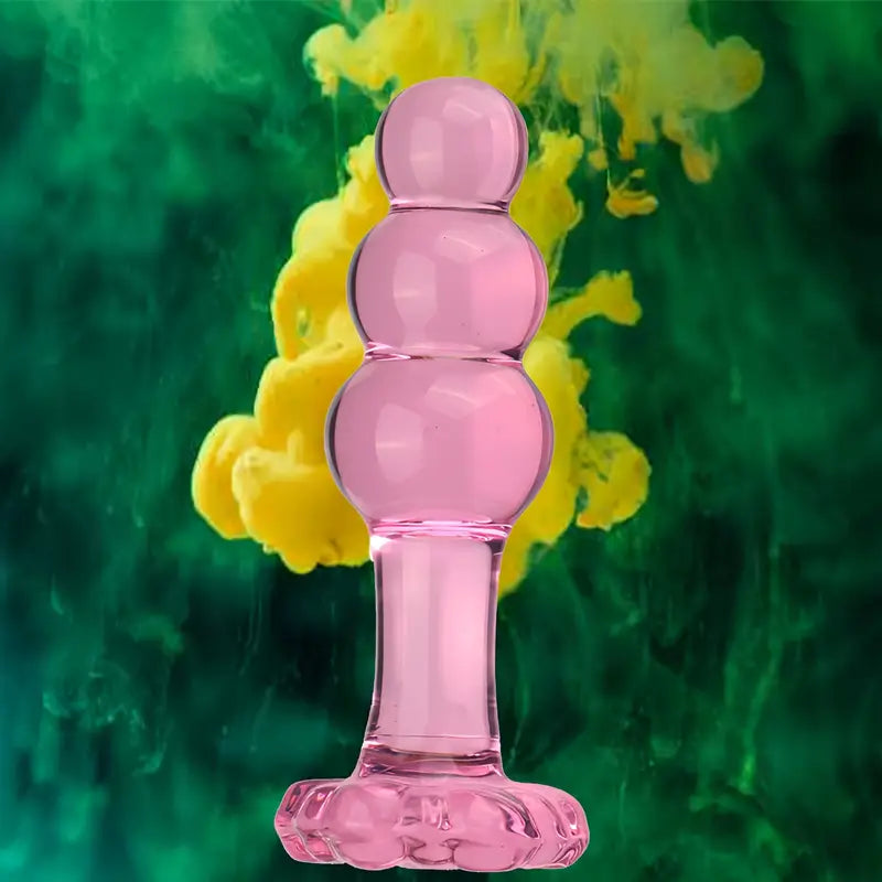 Glass Anal Plug Mini Crystal Ball Butt Sex Pleasure Wand Adult Sex Toy