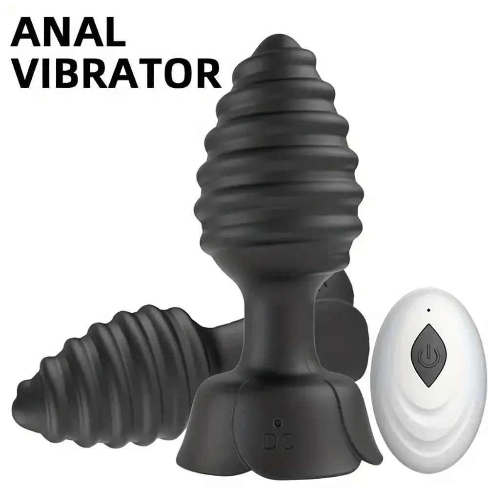 Vibrating Anal Plug Wearing Flirting Vibration Masturbator For Prostate