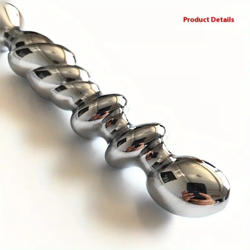 Rear Pleasure SM Massager Anal Stimulation Metal G-Spot Massage Wand