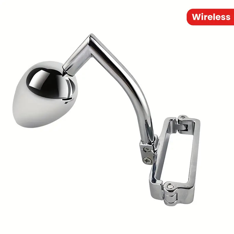 SM Metal Butt Plug Adult Sex Toy For Male Use With Cock Ring For Use