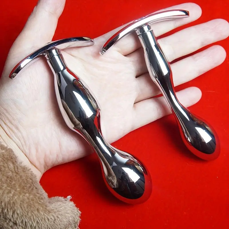 Metal Anal Plug Dildo Aluminum Alloy Anus Ass Butt Plug Trainer Dilator