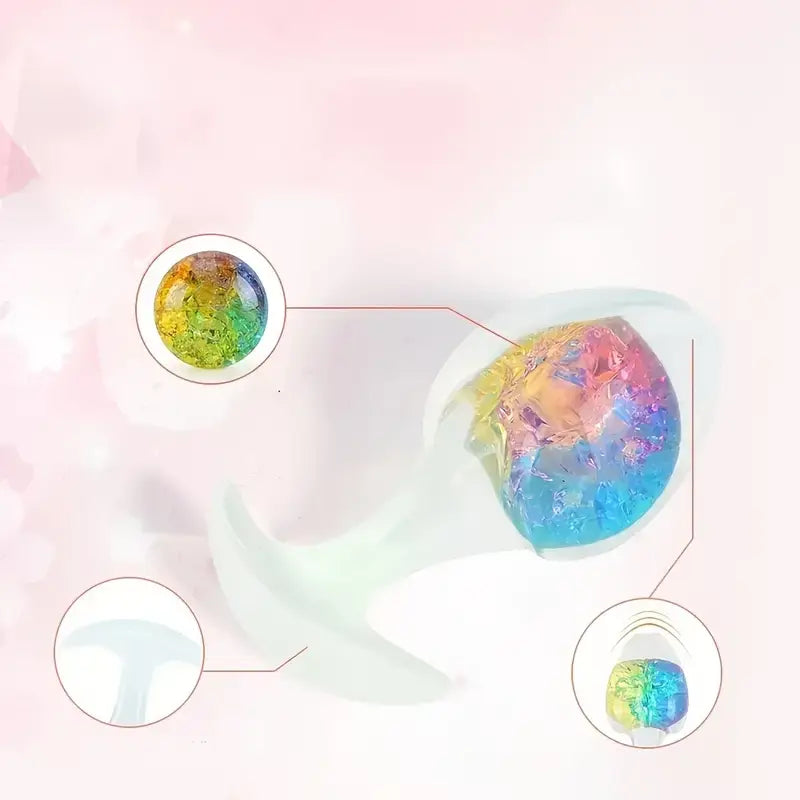 Liquid Silicone Anal Plug Outing SM Flirting Toy Backyard Masturbator