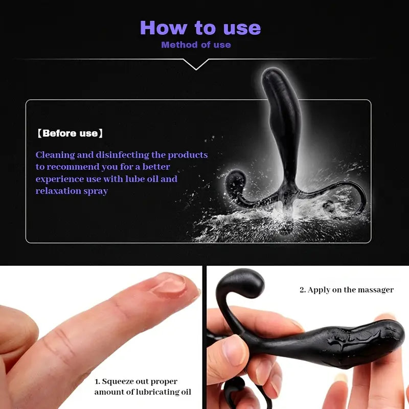 Male Prostate Stimulator Anal Stimulation Massager Male Female Sex Toy