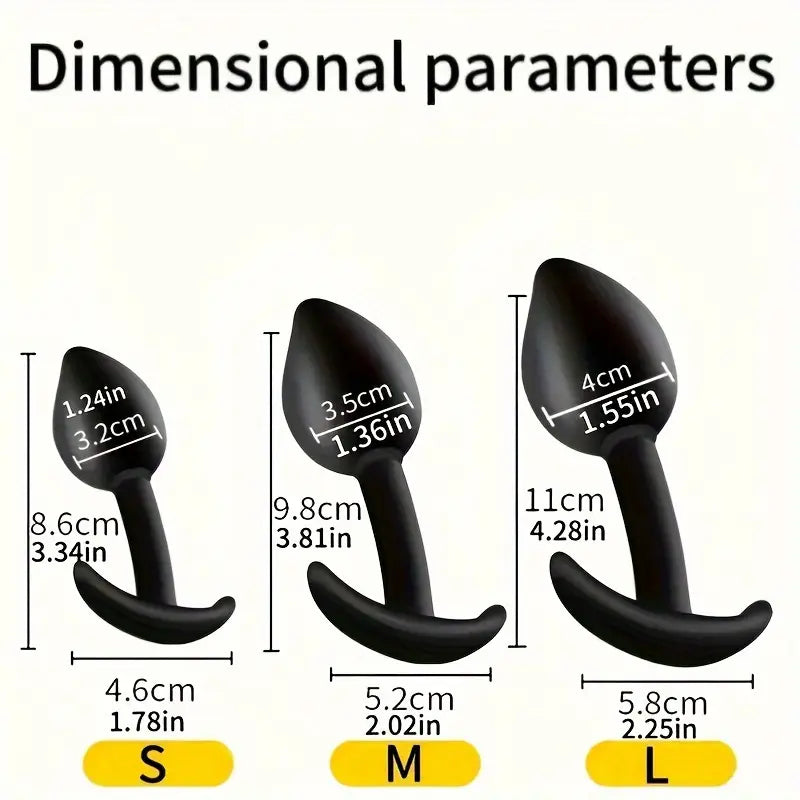 Portable Anal Plug Toy For Men Women Soft Massager Pleasure Accessories