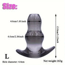 Silicone Hollow Anal Plug Prostate Massager Soft Speculum Anal Dilator