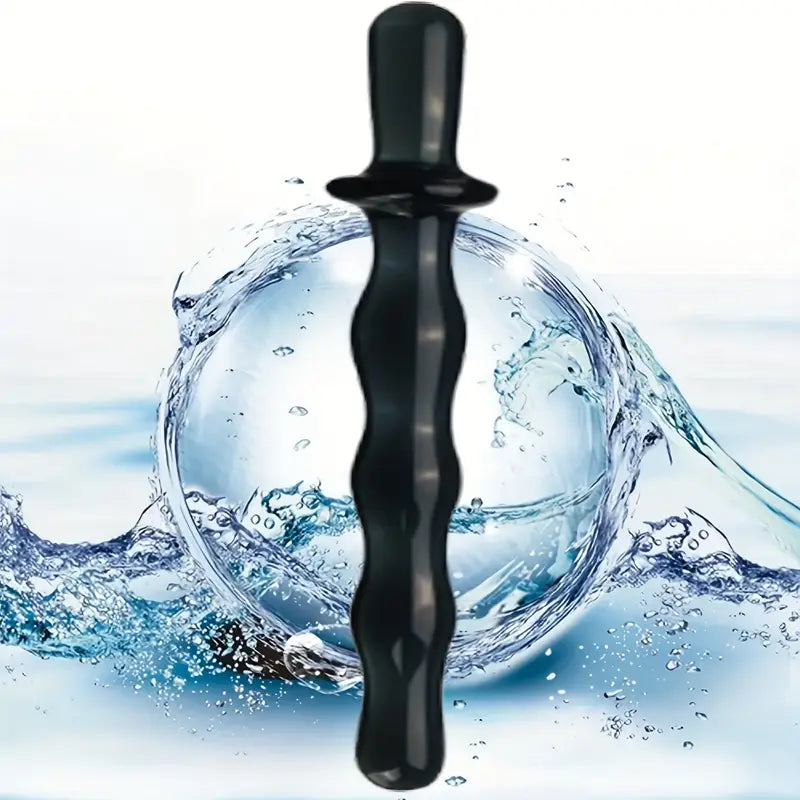 Crystal Glass Pleasure Wand Double Ended Glass Dildo G-spot Stimulator