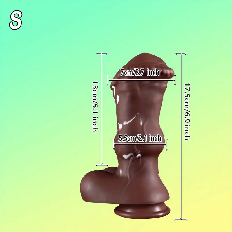 8.7inch Horse Anal Sex Toy Anal Plug Trainer Soft Animal Anal Dilator