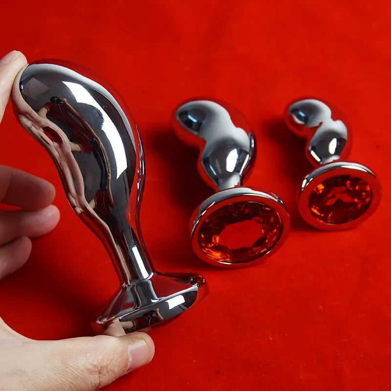 Anal Butt Plug Anal Training Coach Sex Toy Metal Steel Anal Plug Butt Plug