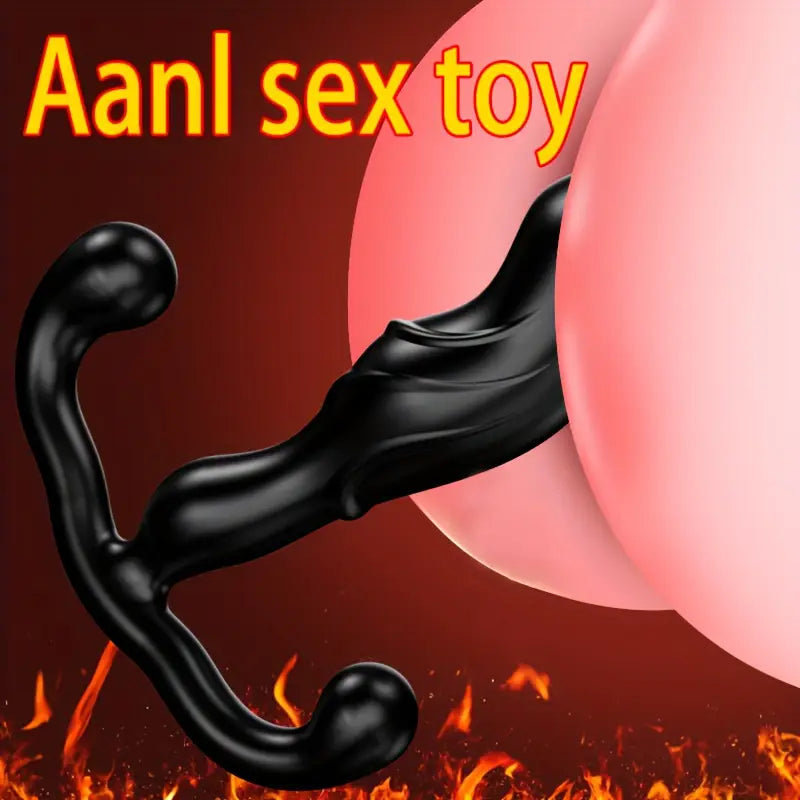 Spiral Anal Silicone Plug Anal Dildo Butt Plug Men Prostate Massager