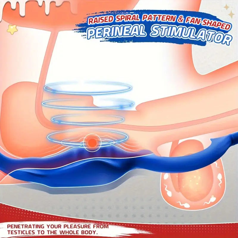 Vibrating Anal Vibrator Couple Vibrator Cock Ring Stimulator G Spot Vibrator