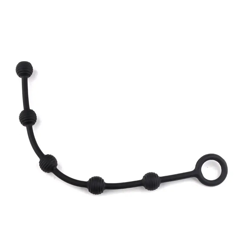 Anal Bead Anal Butt Plug Date Night Game Anal Toy with Pull Ring Adult Toy
