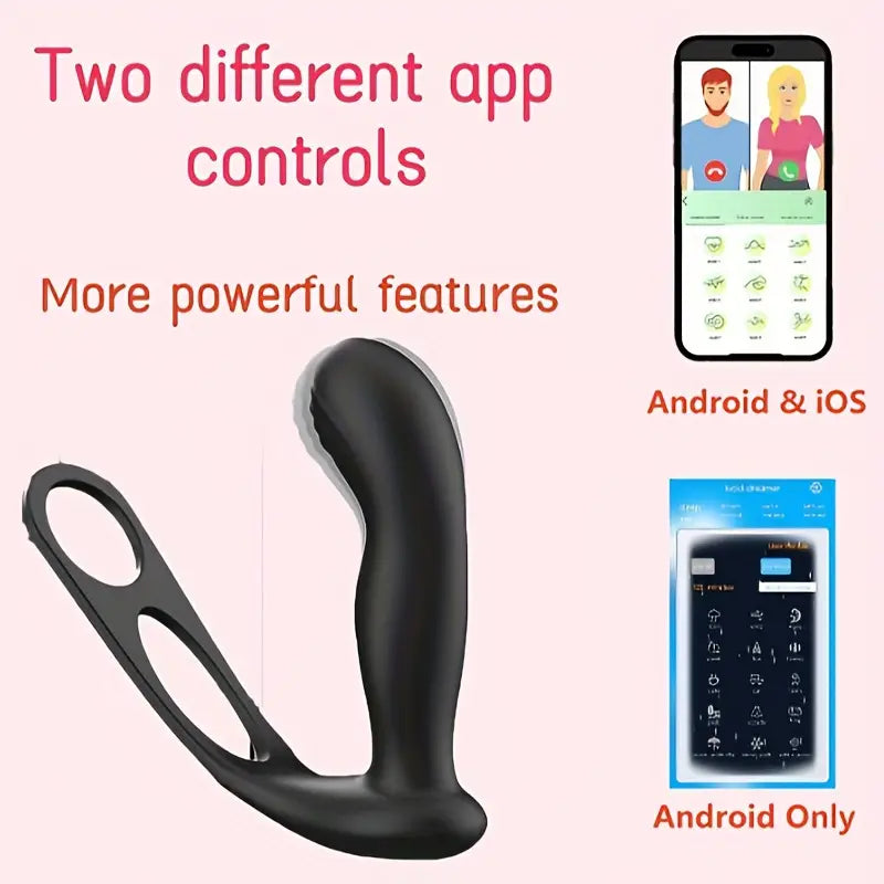 Anal Massage Vibrator Anal Plug Sex Toy Stimulator App Remote Control