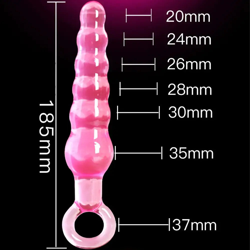 Anal Plug With Pulling Beads Adult Sex Toys For Men Women Gay Lesbian