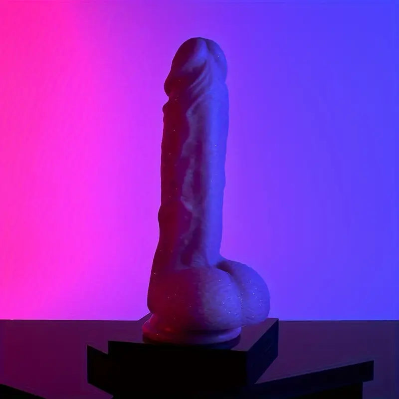 8.27in Realistic Dildo With Strong Suction Cup Anal Prostate Play Sex Toy