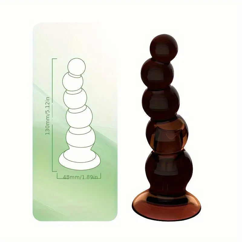 Twisted Anal Plug With Anal Beads For Women Men Couples Sex Stimulate