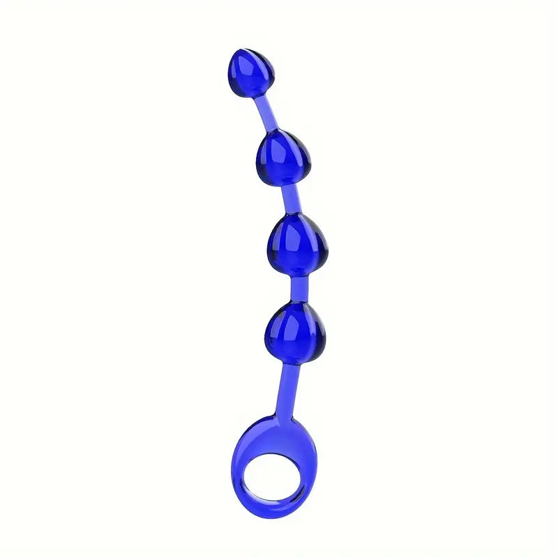 G-spot Crystal Four Pull Beads Anal Plug For Men Stimulating Anal Plug