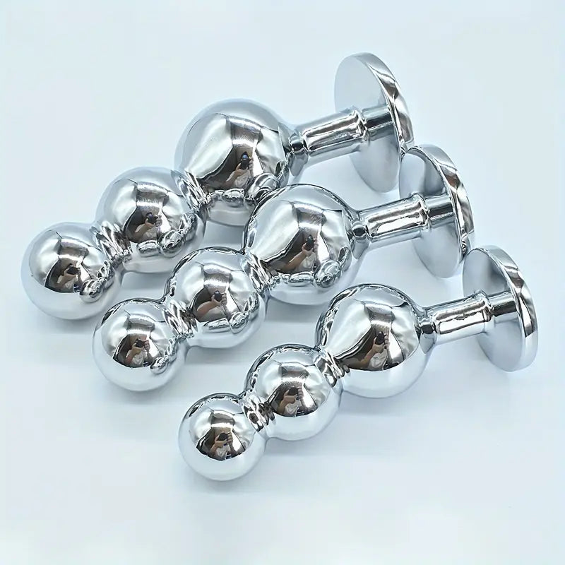 Three Connected Anal Beads For Anal Stimulation Anal Plug With Beads