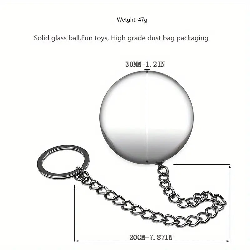 Crystal Glass Anal Beads Weighted Anal Plug With Long Metal Chain