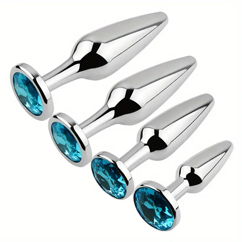 Metal Anal Plug Three Sizes For Anal Expansion Anal Love Sex Toy