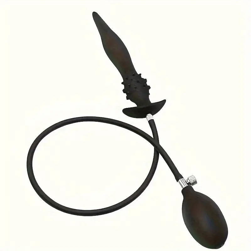 Silicone Inflatable Portable Anal Plug Toy Sex Toy Anal Dilator Massager