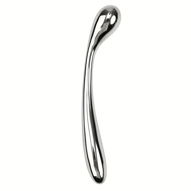 Stainless Steel Large Butt Plug G-Spot Double Dildo Prostate Massager