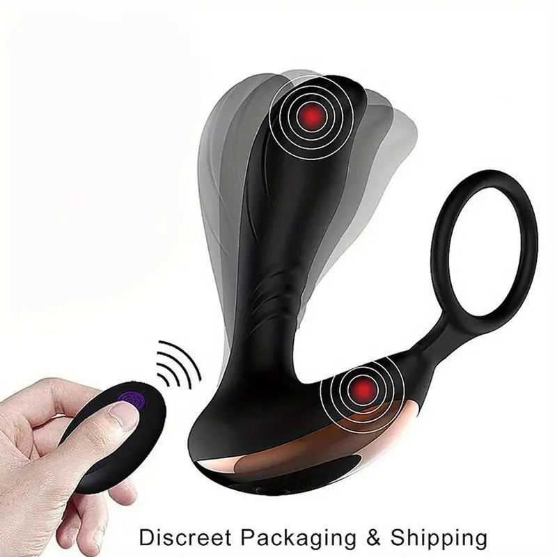 Thrusting Vibrating Butt Plug Anal Vibrator Remote Sex Toy Prostate Massager