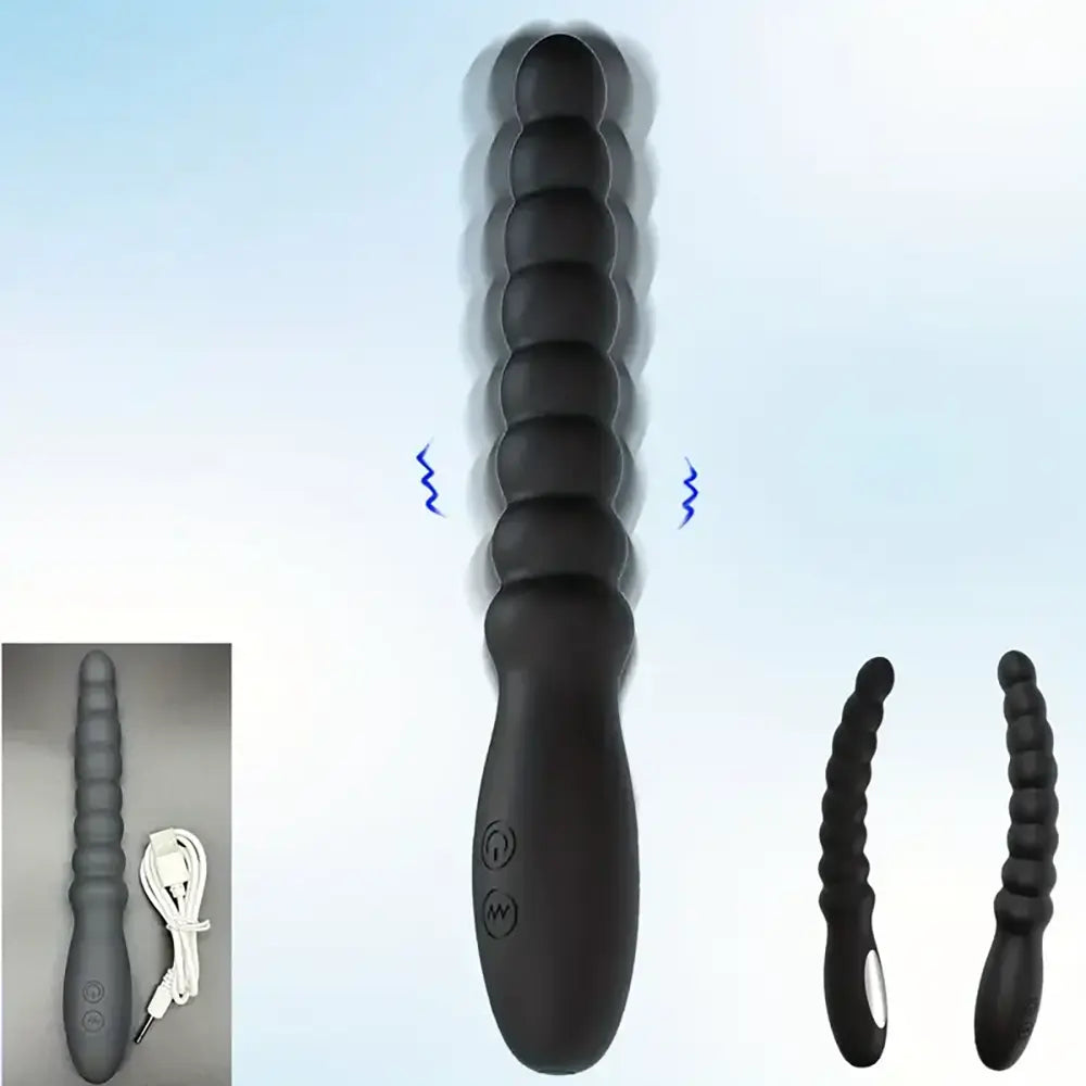 Rechargeable Ball Anal Plug With 10 Vibration Modes G Spot Vibrator