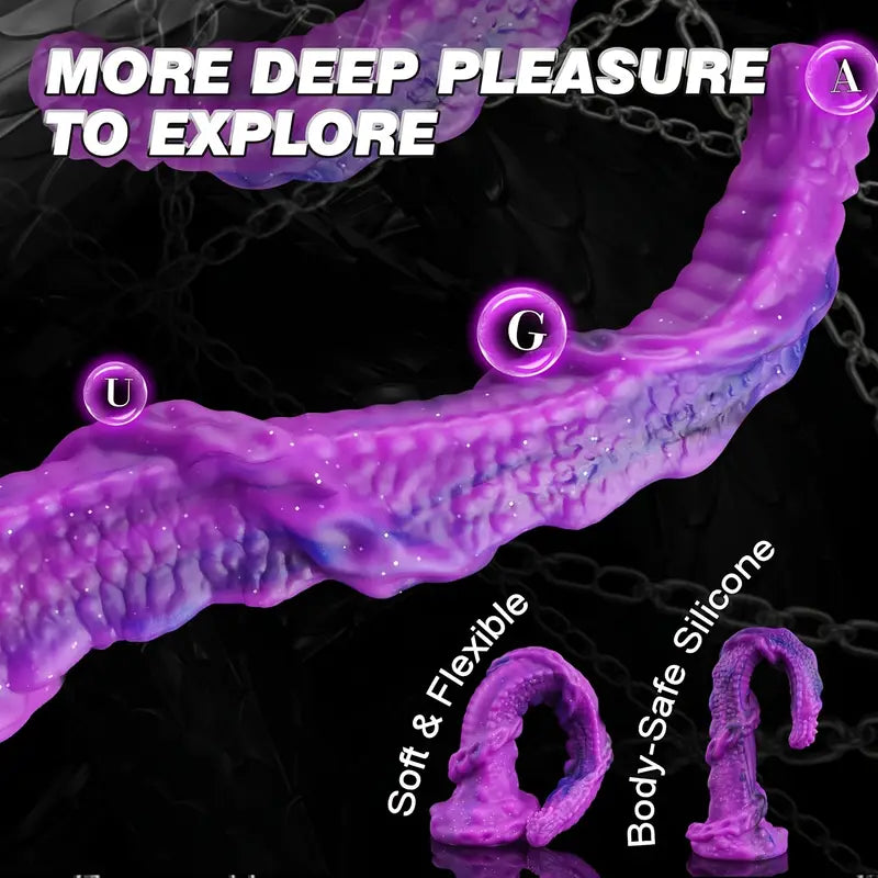 Extra Long Silicone Big Anus Plug Flexible Comfortable Anal Sex Toy