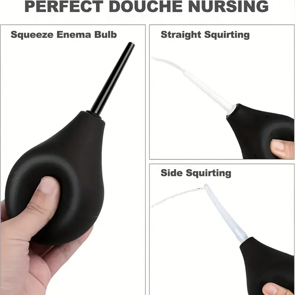 Anal Plug Hollow Butt Plug With Stopper Capacity Enema Anus Cleaner