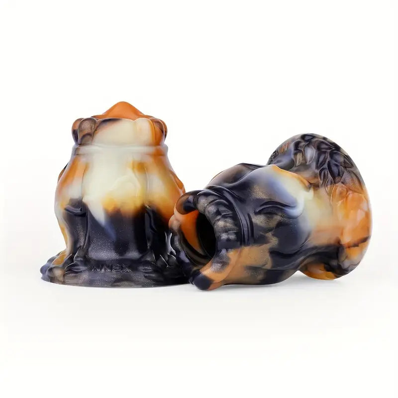 Soft Silicone Colorful Special-Shaped Hollow Peek Anal Plug For Games